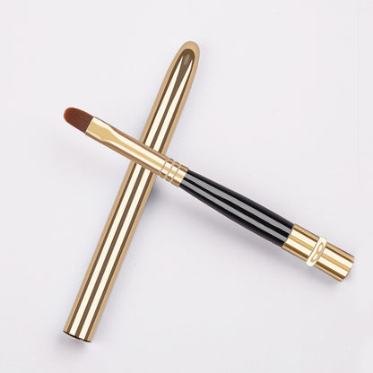 Portable makeup brush