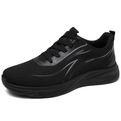 Mens Flyknit Mesh Breathable Casual Sneakers