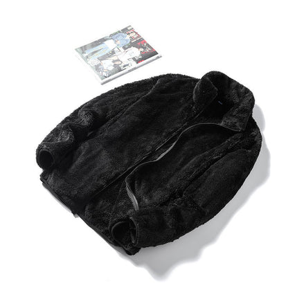 Double-Sided Plush Velvet Jacket