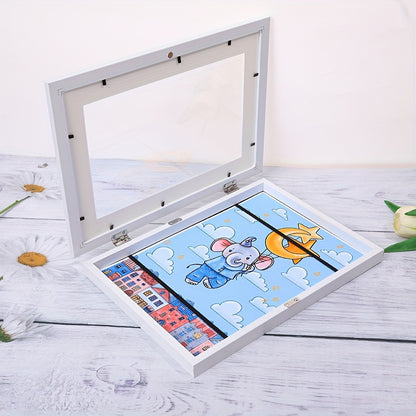 Magnetic Flip Photo Frame for Art Display