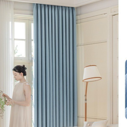 Double Sided Blackout Chenille Curtains