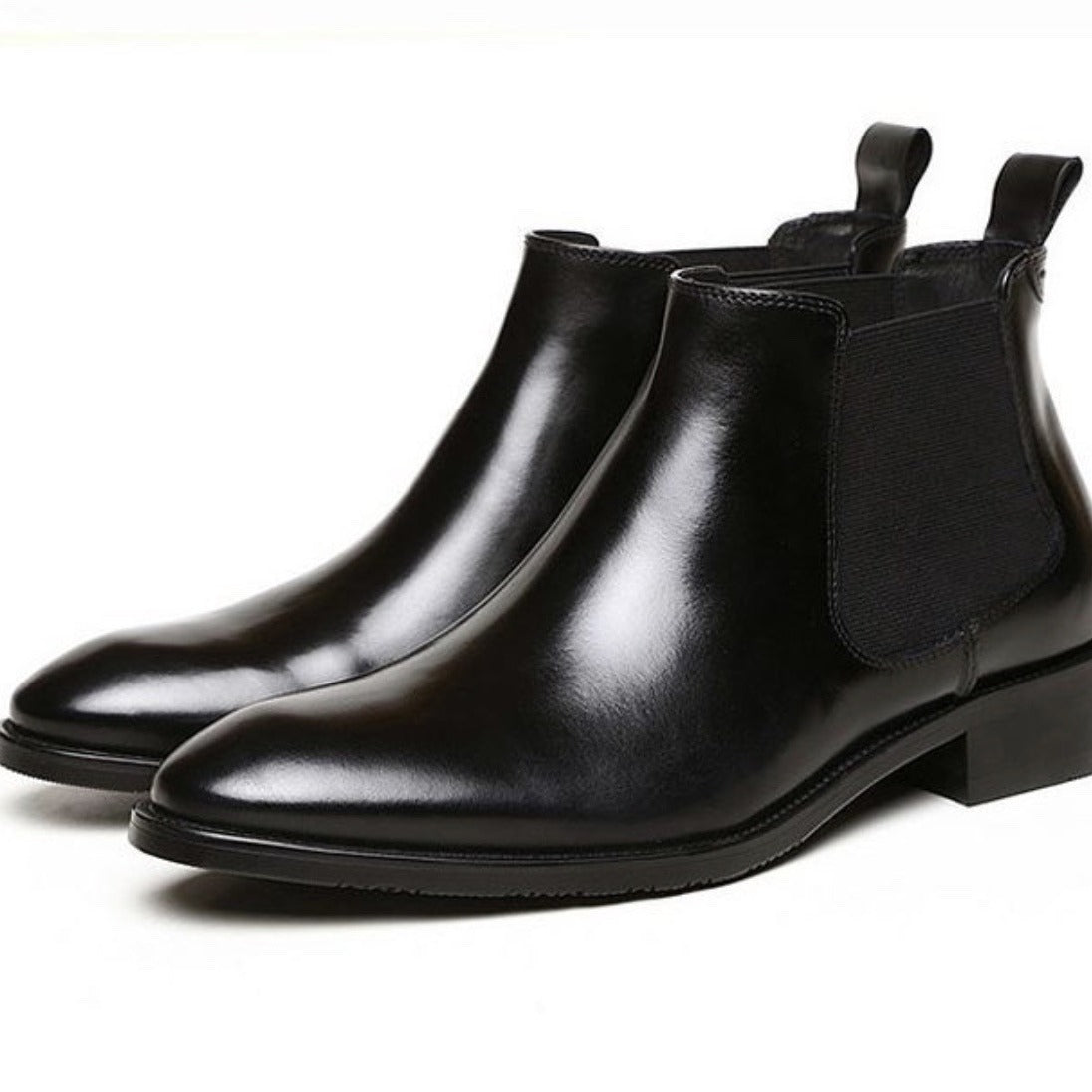 Mens Genuine Leather Chelsea Boots