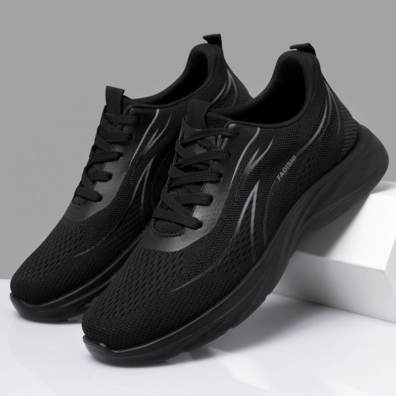 Mens Flyknit Mesh Breathable Casual Sneakers