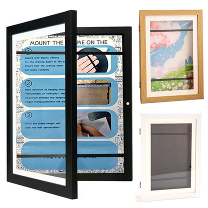 Magnetic Flip Photo Frame for Art Display
