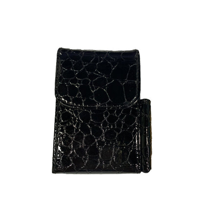 Stainless Steel Cigarette Box with Integrated Lighter