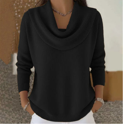 Womens Long Sleeve Pullover Sweater