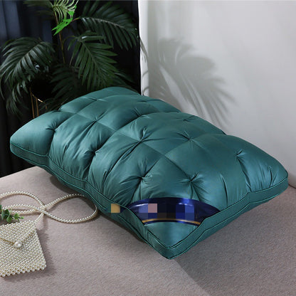 Twisted Feather Velvet Cervical Support Pillow