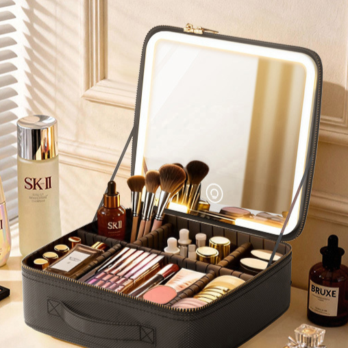 LED makeup bag