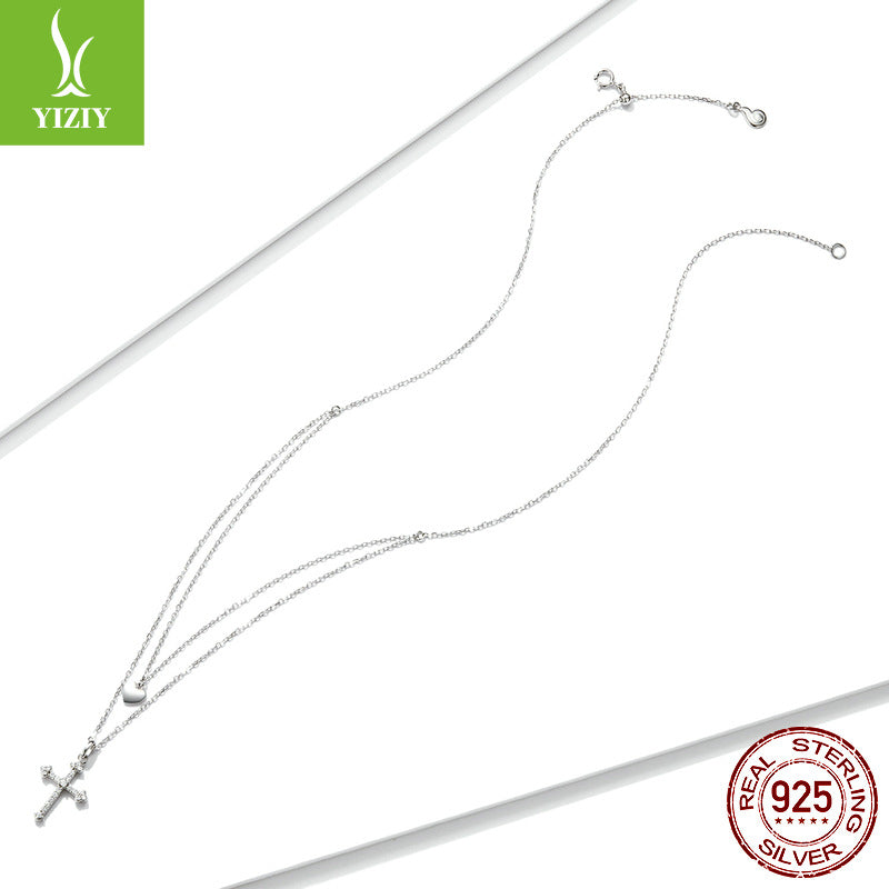 925 silver necklace female