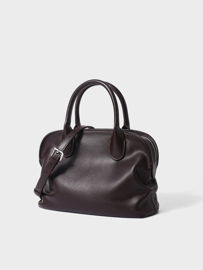 Premium Cowhide Shell Crossbody Bag