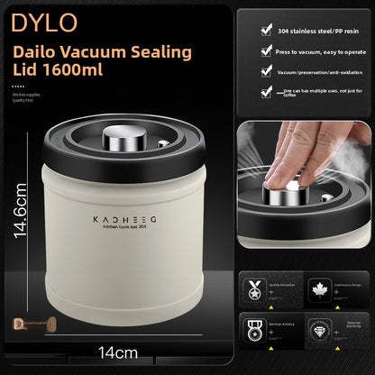 Stainless Steel Vacuum Sealed Storage Jar