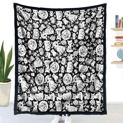 Handmade colored brush coloring mat