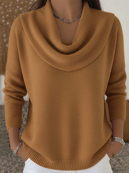 Womens Long Sleeve Pullover Sweater