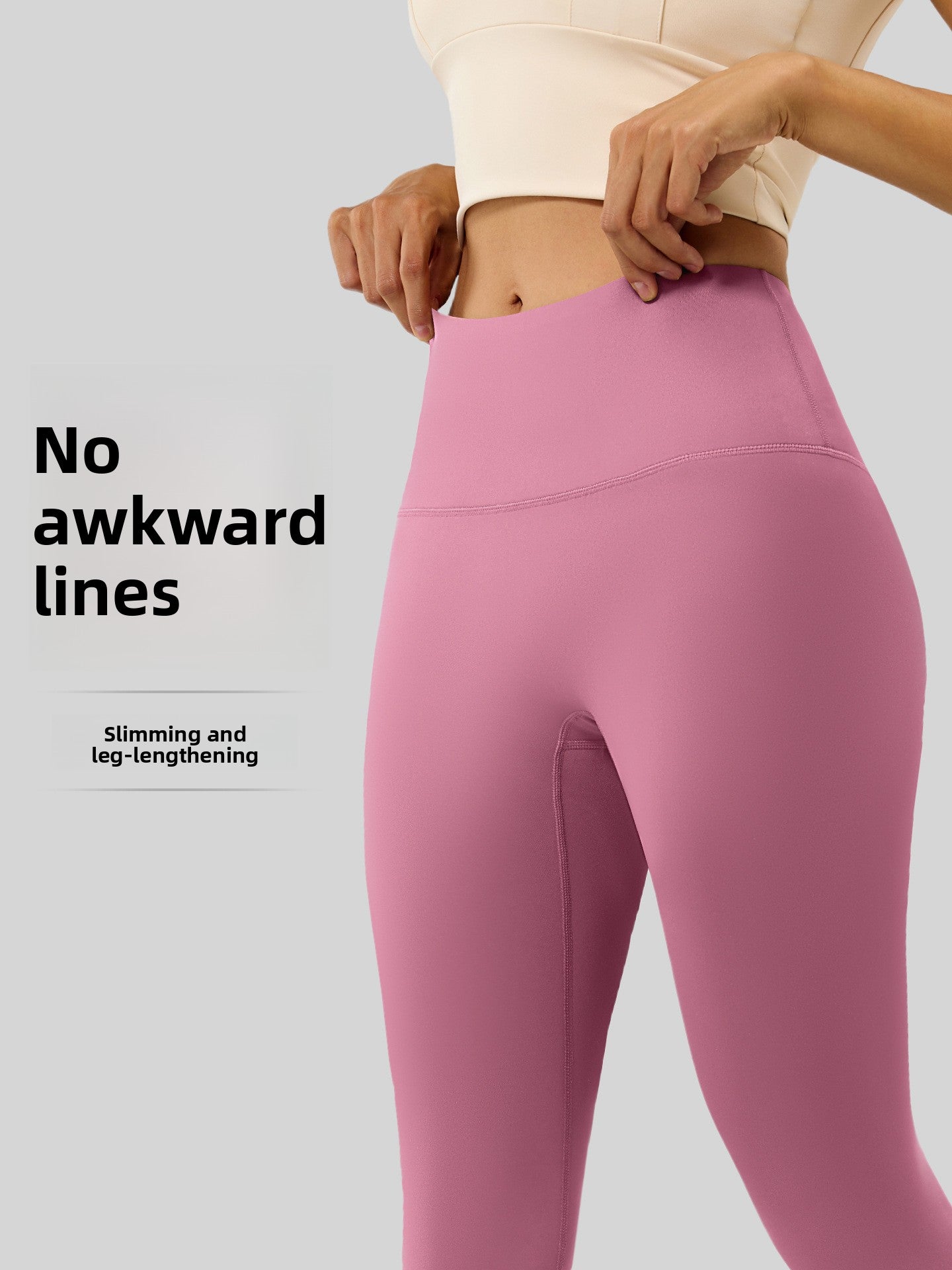 Seamless High Waist Yoga Pants with Peach Butt Enhancement