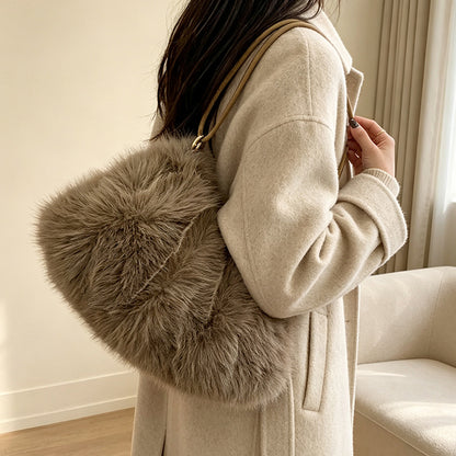 Plush Cloud Crossbody Bag for Women
