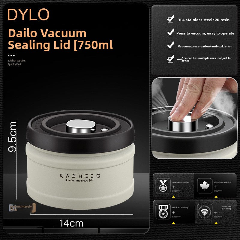 Stainless Steel Vacuum Sealed Storage Jar