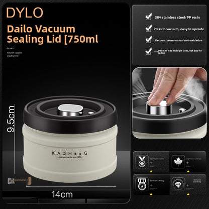 Stainless Steel Vacuum Sealed Storage Jar