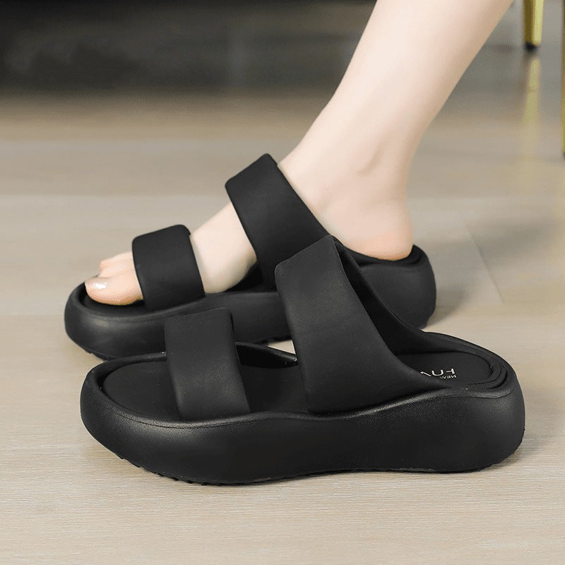 Womens EVA Slippers with Thick Sole
