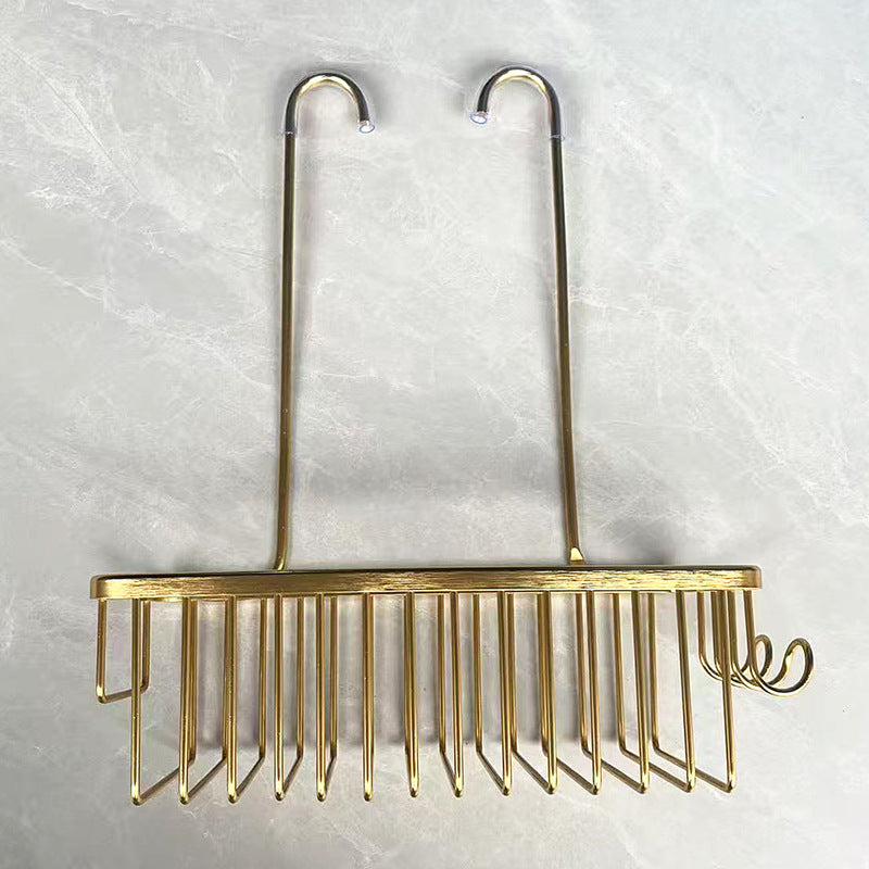 Bathroom Shower Rack No-Drill Drainage Basket