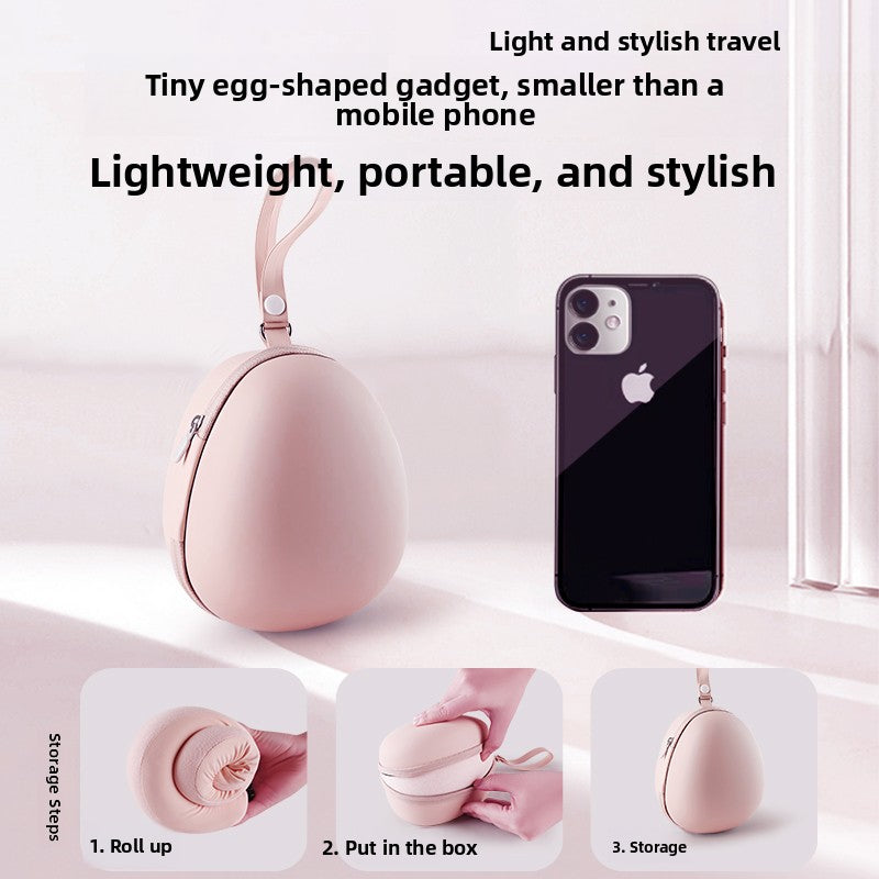 Foldable U-Shaped Travel Pillow with Memory Foam