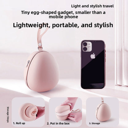 Foldable U-Shaped Travel Pillow with Memory Foam