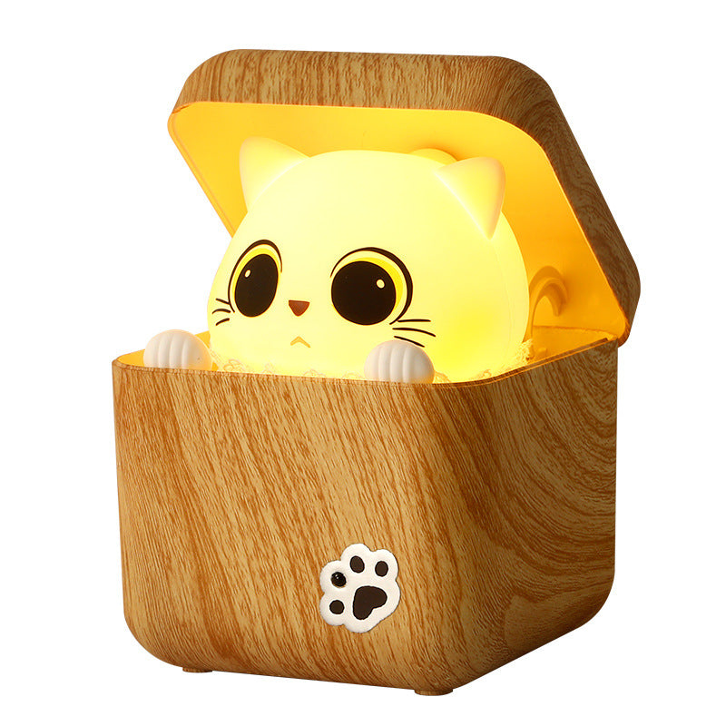 Cute Voice Controlled Cat Night Light