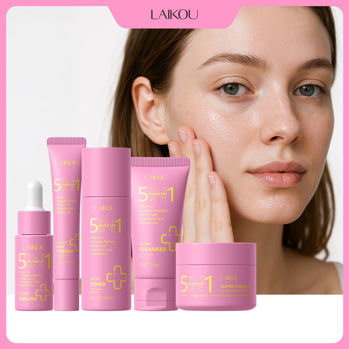 Moisturizing Skin Care Set Complete Cosmetics Set