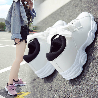 Women Casual Sports Shoes Thick Sole Running Sneakers
