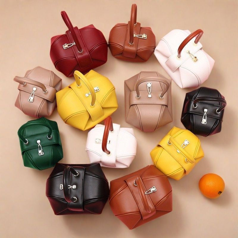 Women's Genuine Leather Dumpling Shoulder Bag