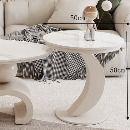 Italian Slate Oval Coffee Table Modern Home Furniture