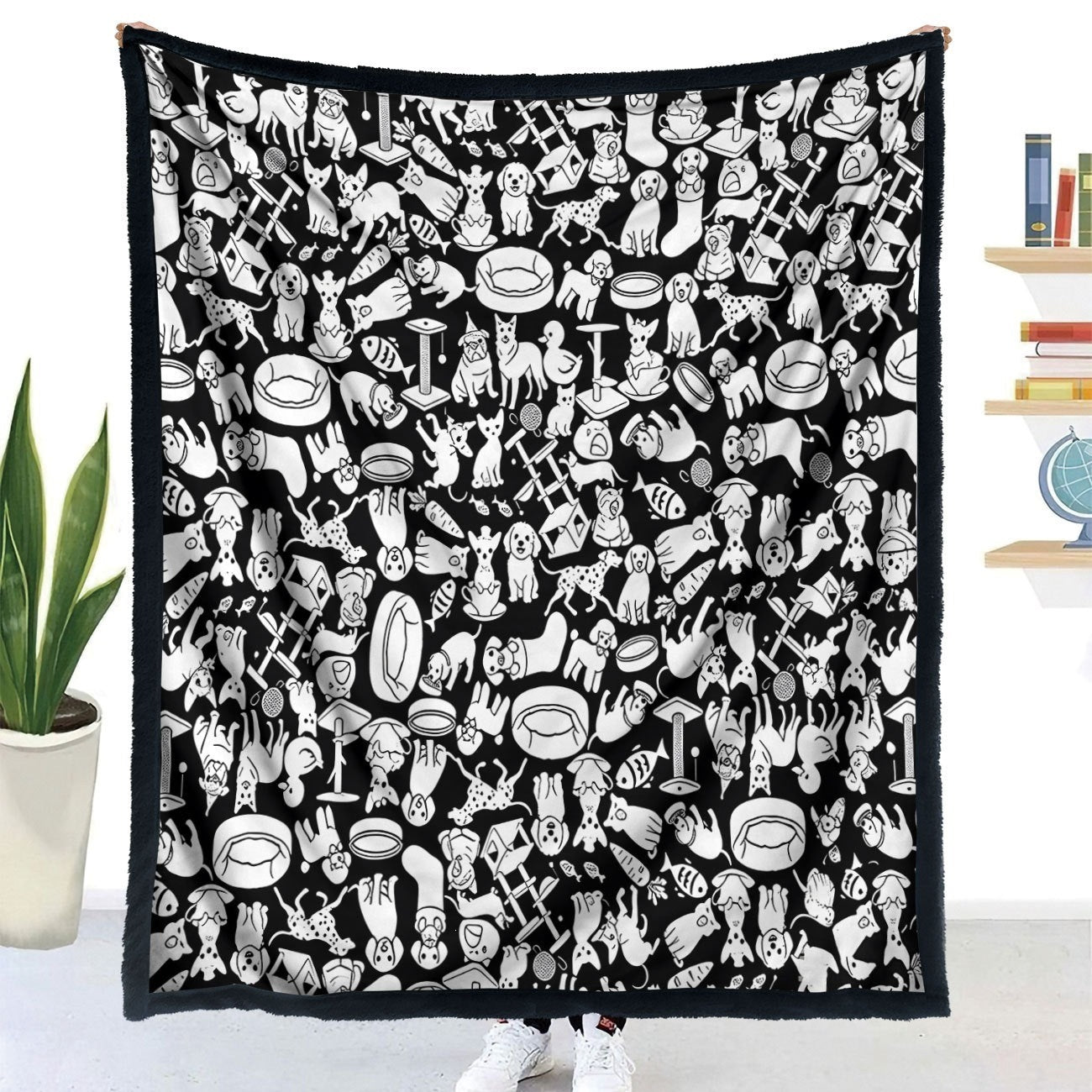 Handmade colored brush coloring mat