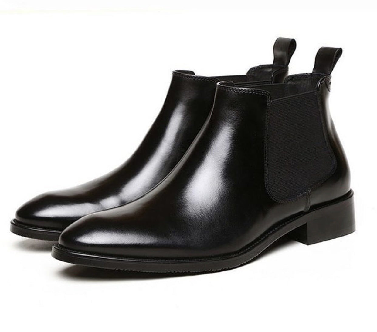 Mens Genuine Leather Chelsea Boots