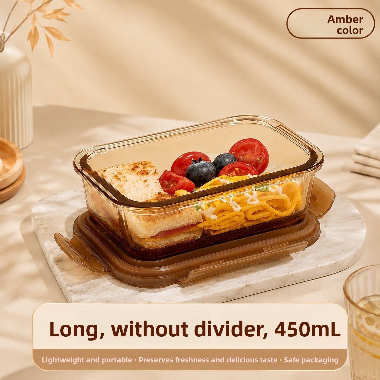 Microwave Safe Glass Lunch Container