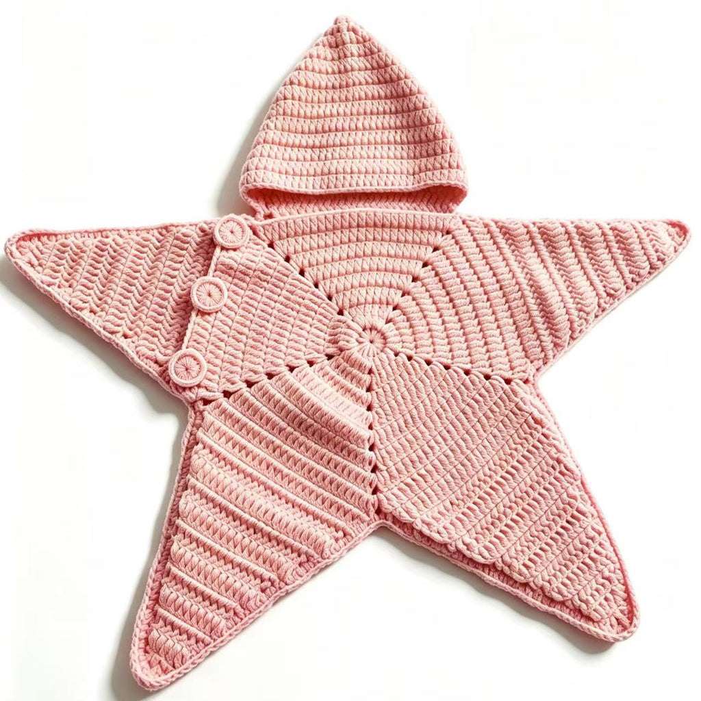 Baby Star Crochet Knit Suit