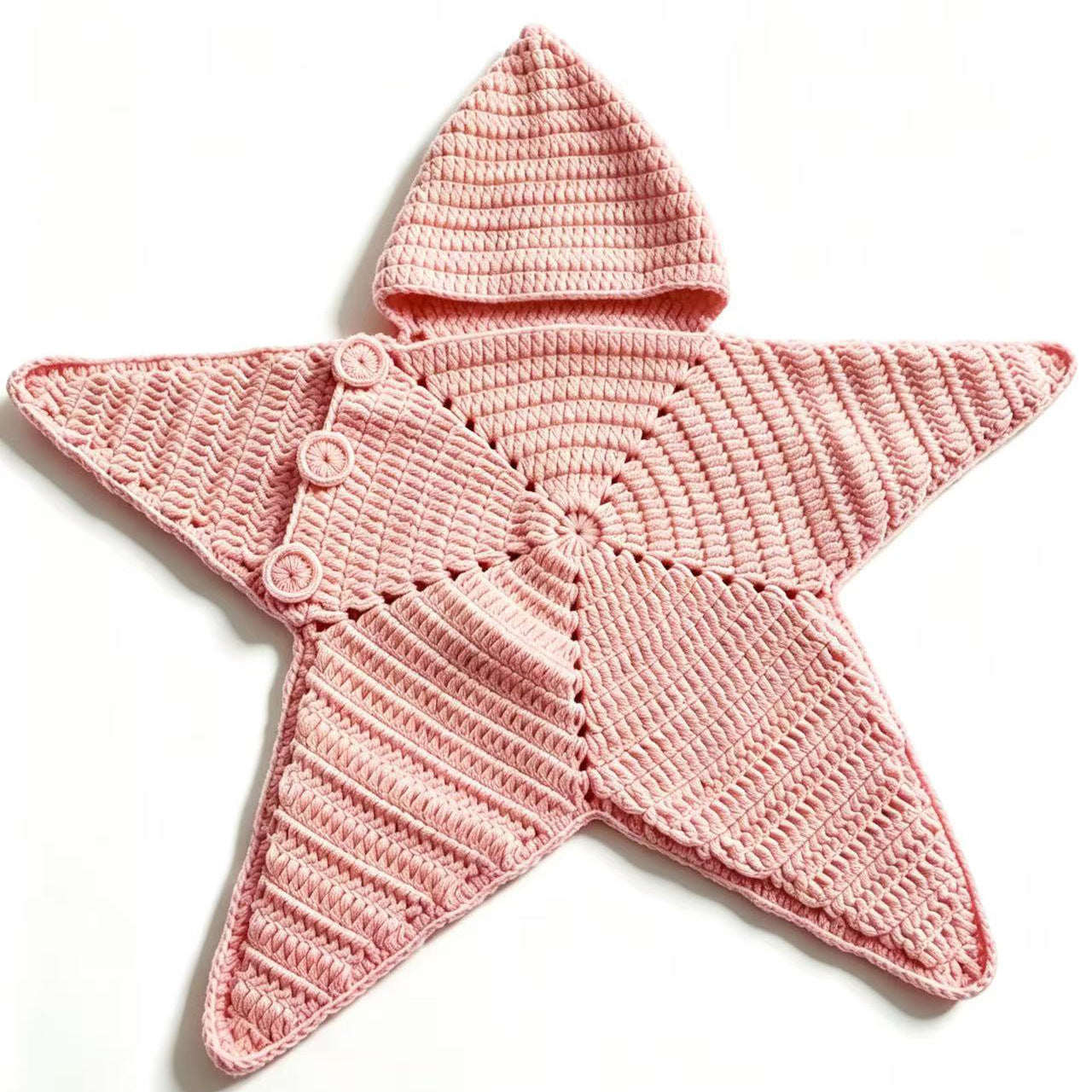 Baby Star Crochet Knit Suit