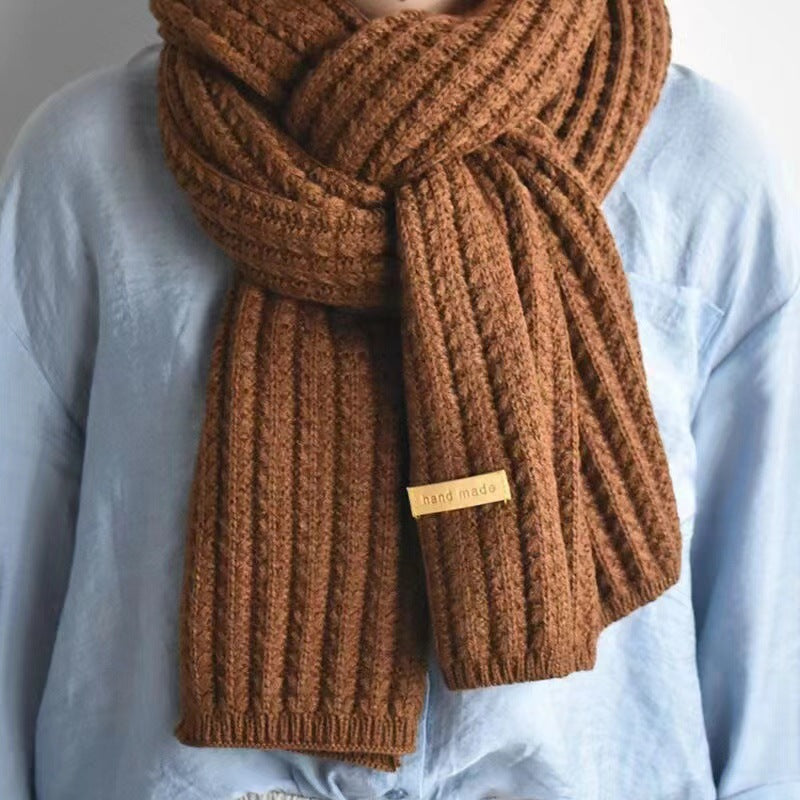 Korean Style Knitted Wool Scarf