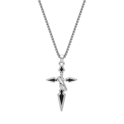T-shirt pendant with titanium steel chain