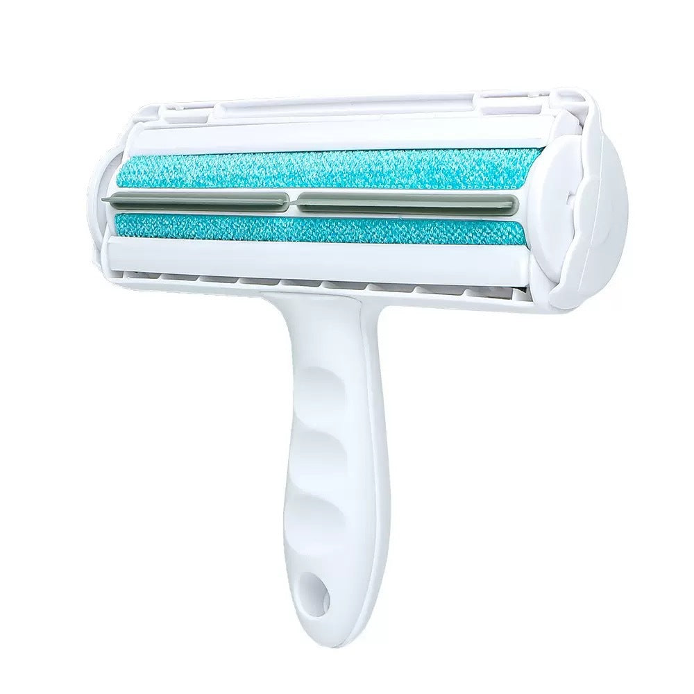 Roller lint remover brush