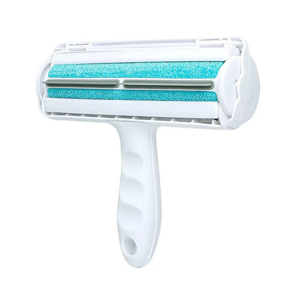 Roller lint remover brush