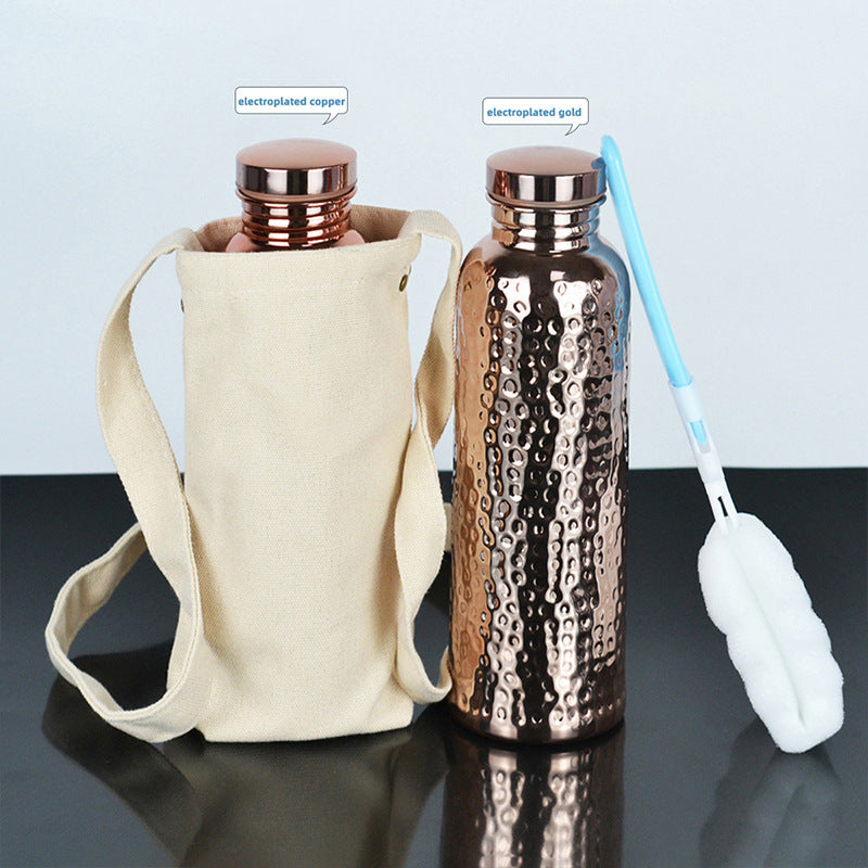 Electroplated Stainless Steel Water Bottle 800ml