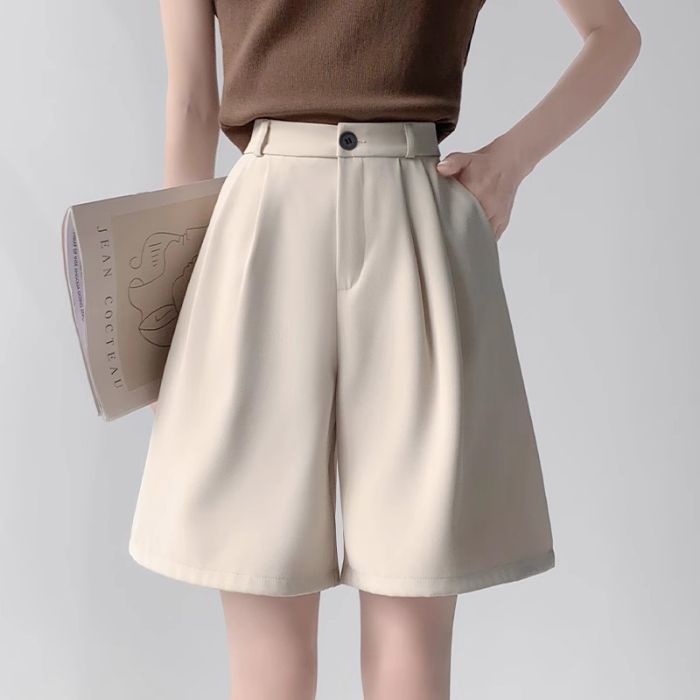 Casual Wide-Leg Shorts