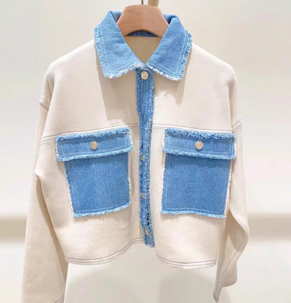 Knitted cardigan jacket