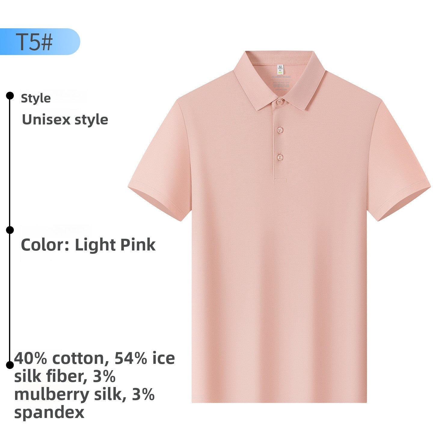Mens Water-Gloss Polo Shirt