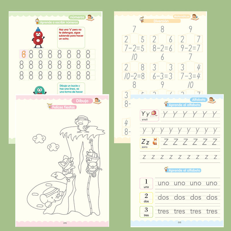 Reusable Magic Groove Calligraphy Practice Books