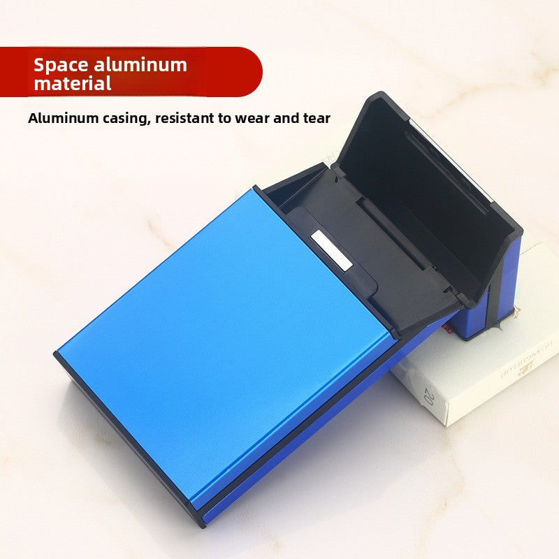 Aluminum Alloy Flip Top Cigarette Case
