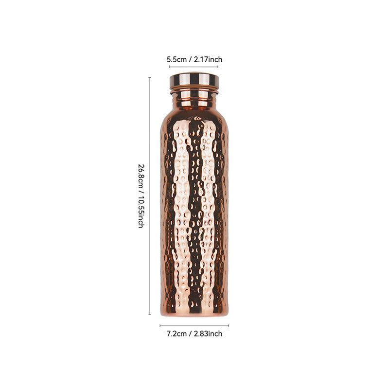 Electroplated Stainless Steel Water Bottle 800ml
