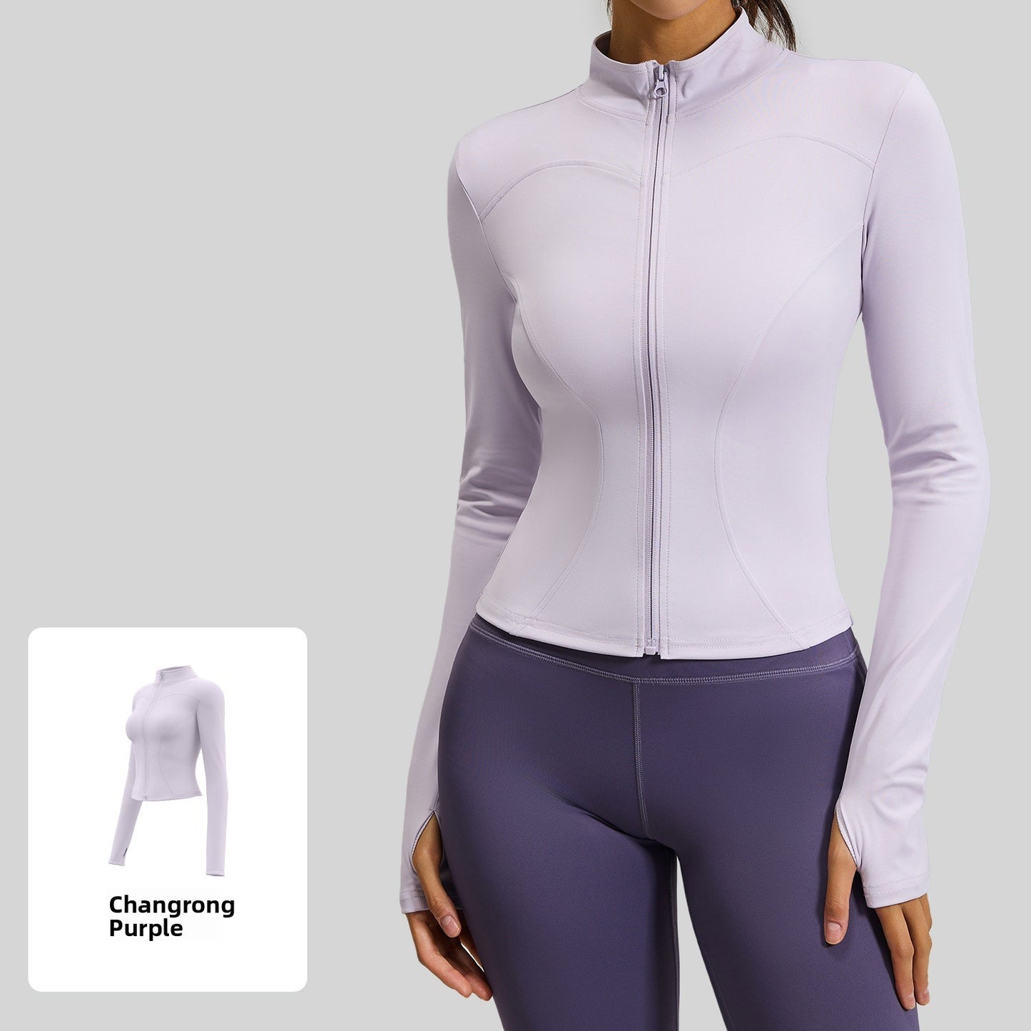 Women's fitted stretch yoga top