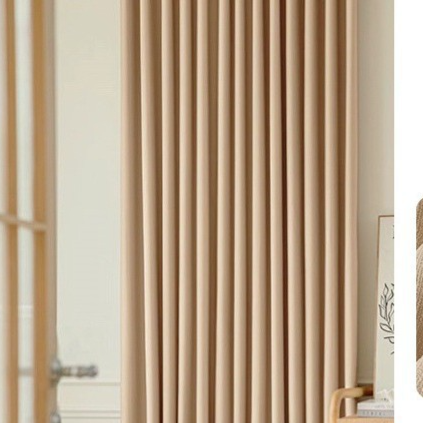 Double Sided Blackout Chenille Curtains