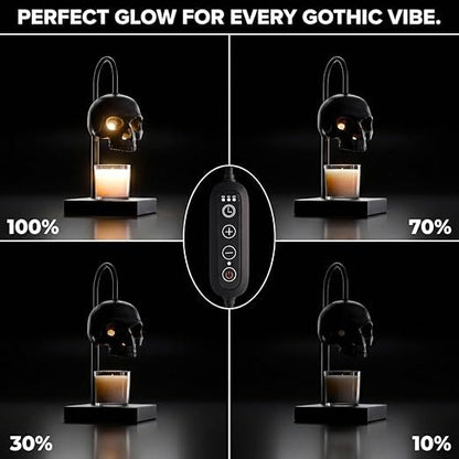 Skull Shaped Adjustable Table Lamp
