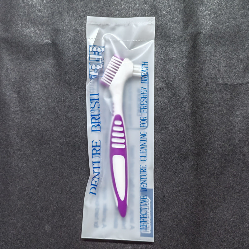 Double-headed Denture Cleaning Brush